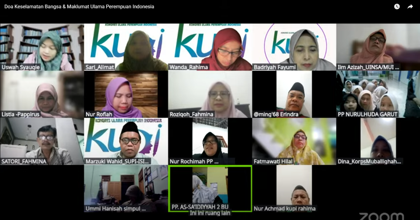 Ratusan Ulama Perempuan Gelar Doa Keselamatan Bangsa dan Serukan Maklumat Keadilan untuk Rakyat Indonesia