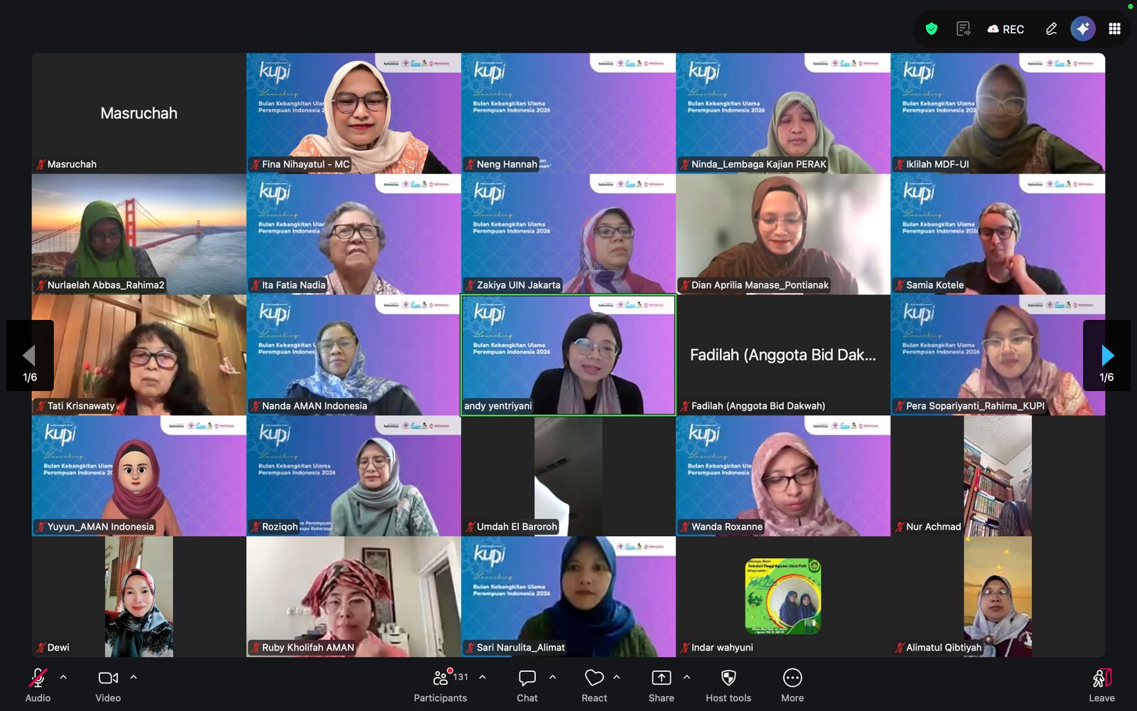 BuKUPI 2026 Hadirkan Puluhan Sosok Ulama Perempuan, Perkuat Gerakan Indonesia Tanpa Kekerasan