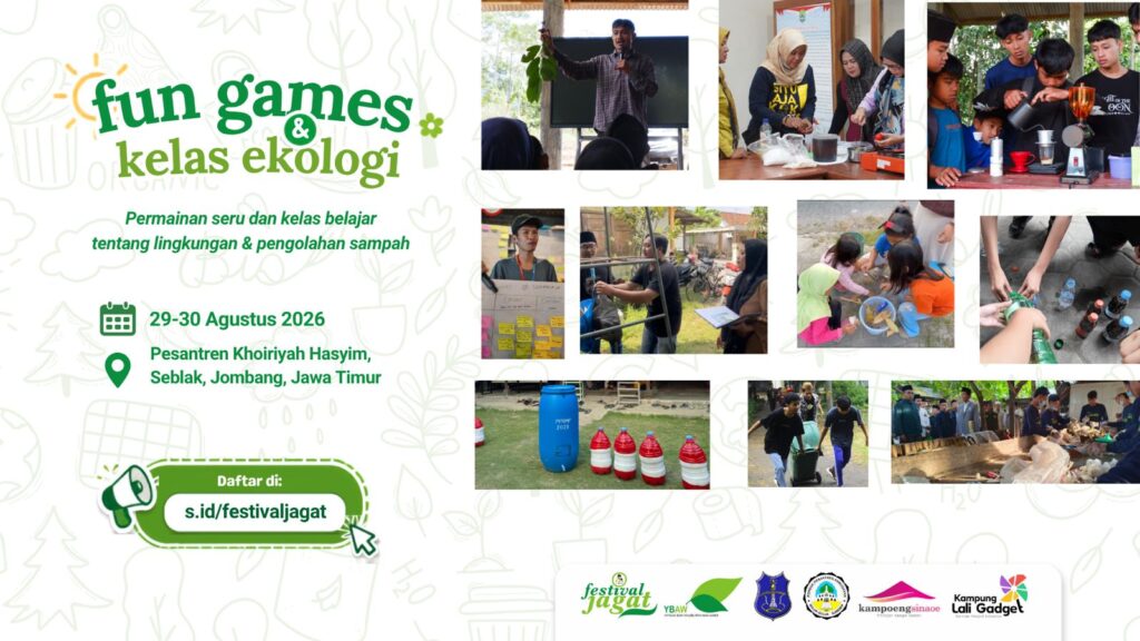 Festival Jagat Hadirkan Fun Games dan Kelas Belajar Ekologi di Pesantren Seblak Jombang