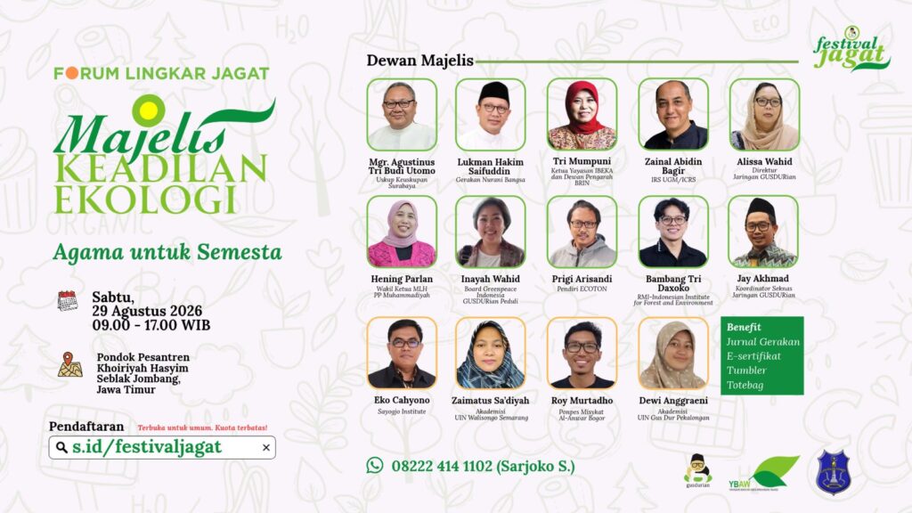 Festival Jagat 2026: Menegaskan Peran Agama untuk Kelestarian Alam