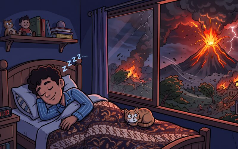 Ketika Bencana Datang Saat Kita Tidur, Apa Jawaban Fikih?