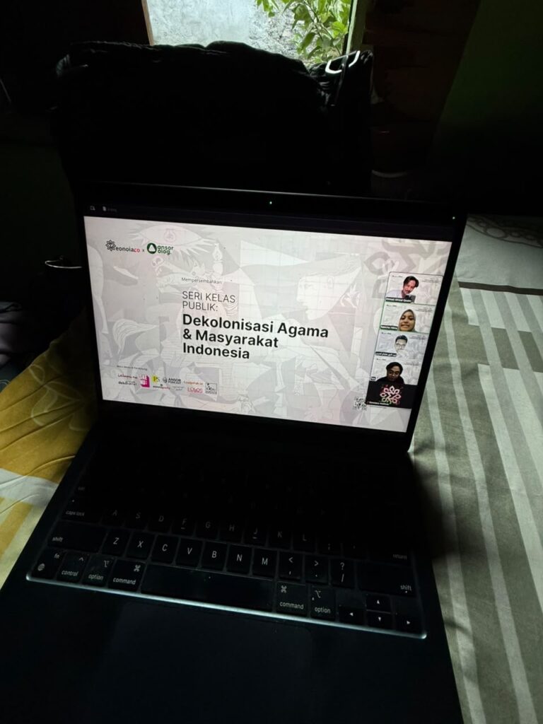Ansorolog x Eonoiaco Gelar Kelas Publik, Ajak Anak Muda Pahami Dekolonisasi Agama dan Masyarakat