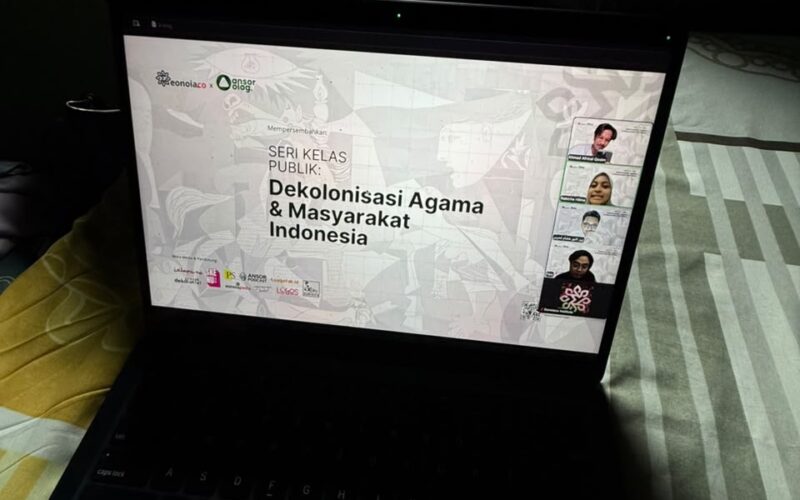 Ansorolog x Eonoiaco Gelar Kelas Publik, Ajak Anak Muda Pahami Dekolonisasi Agama dan Masyarakat